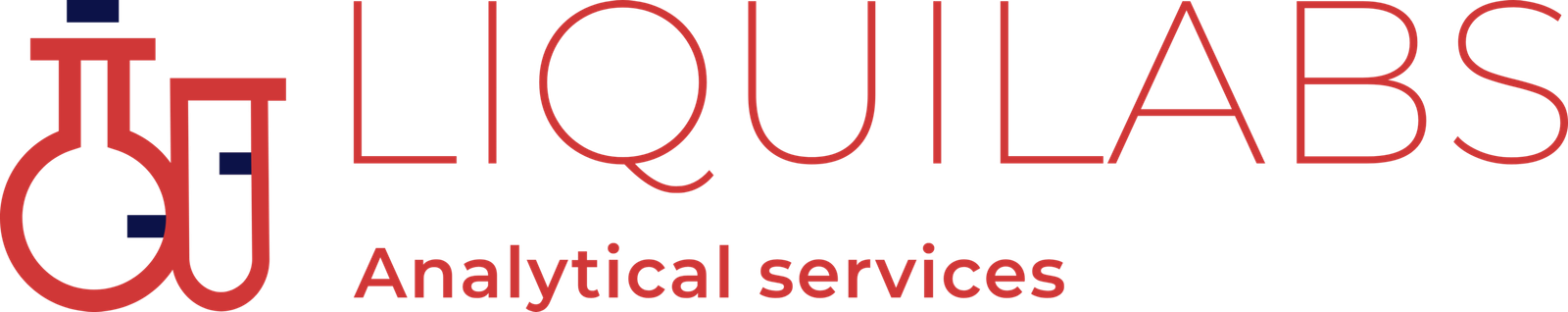 Logo LiquiLabs – česká laboratoř pro testování peptidů