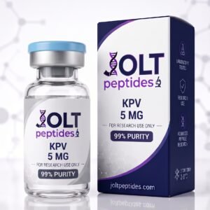 KPV 5 mg – Jolt Peptides vial and box